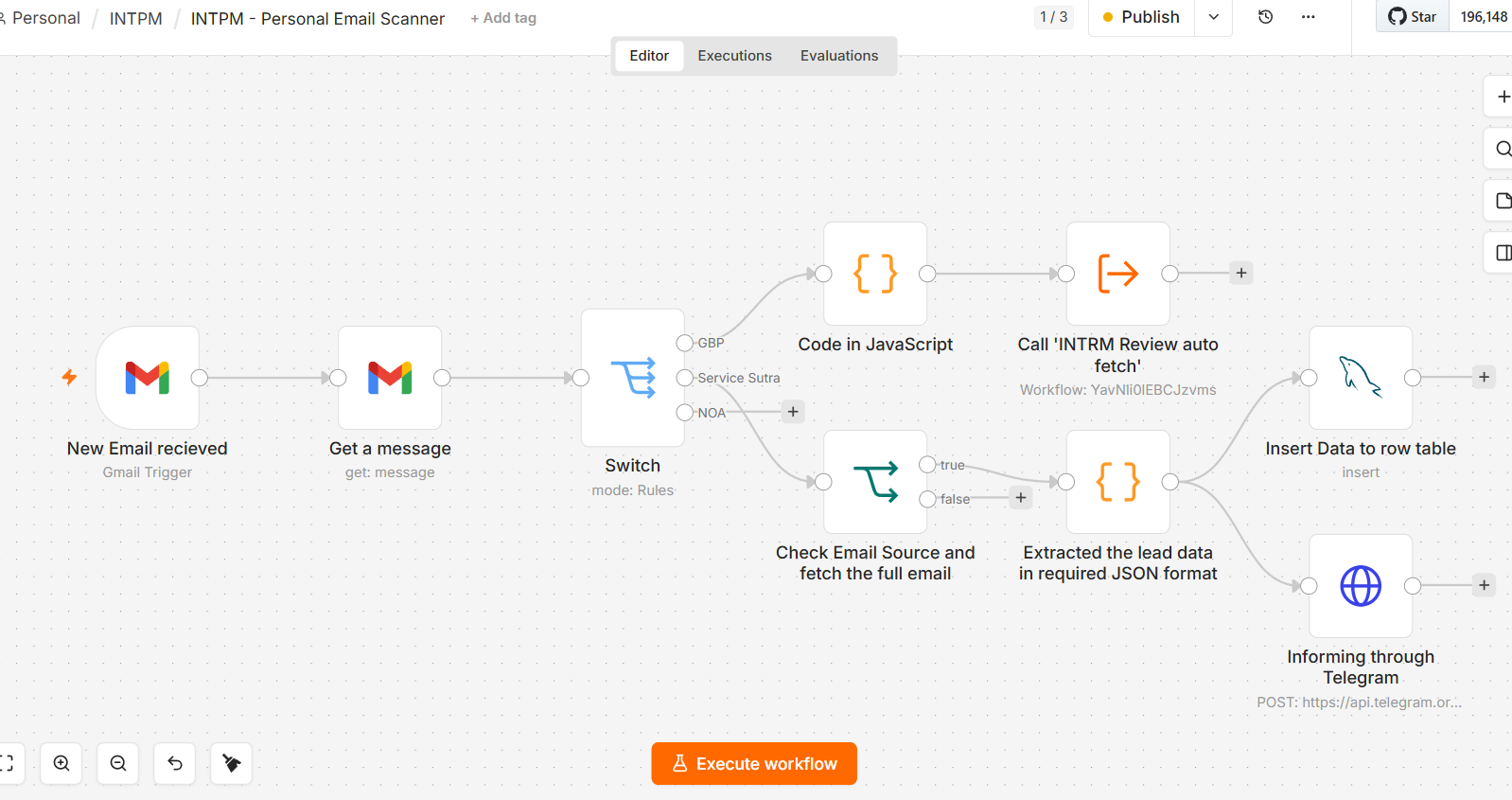 AI Email Lead Processing & CRM Automation