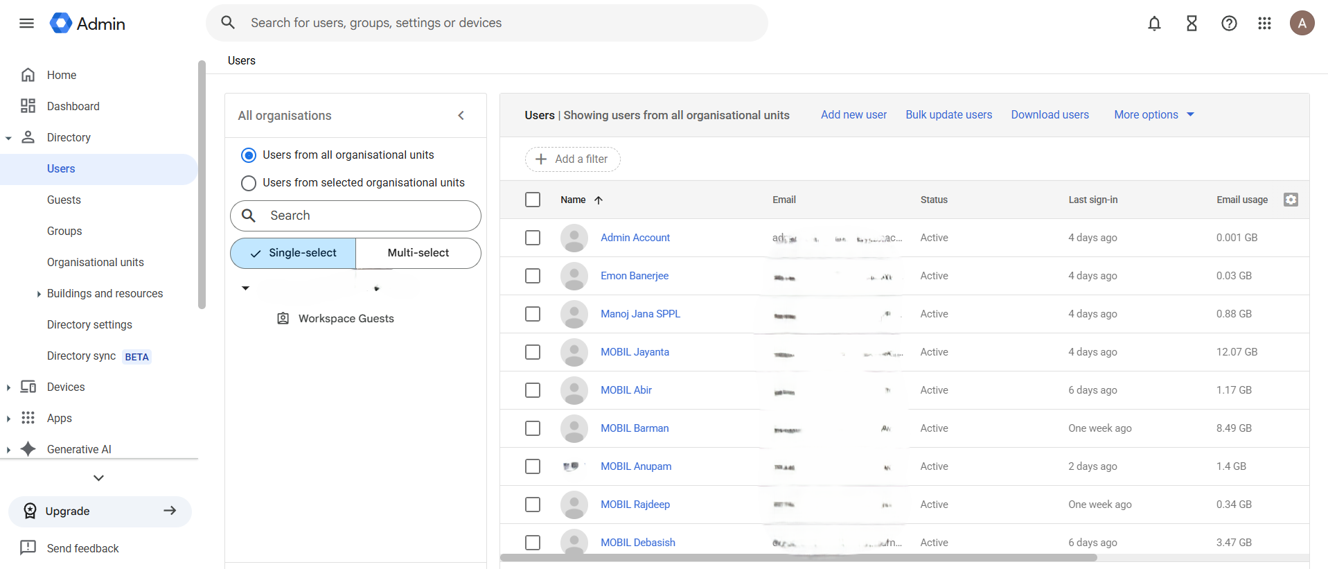 Business Email & Google Workspace Management