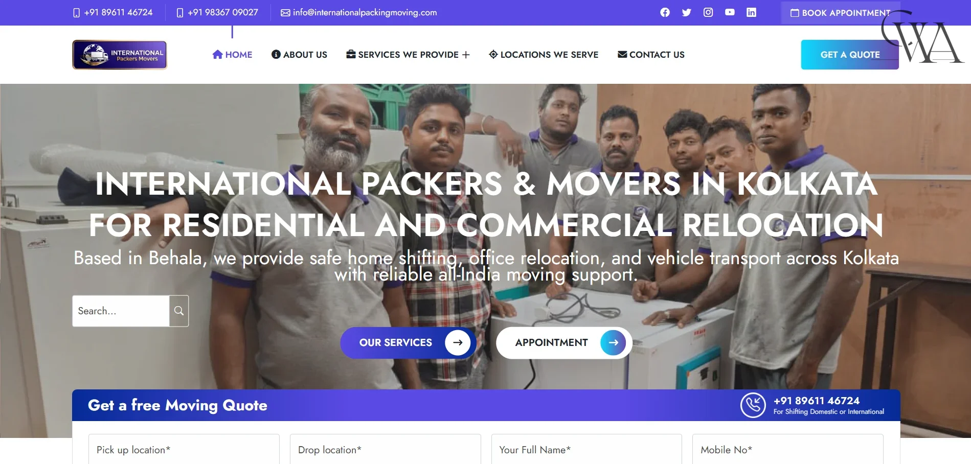 International Packers & Movers