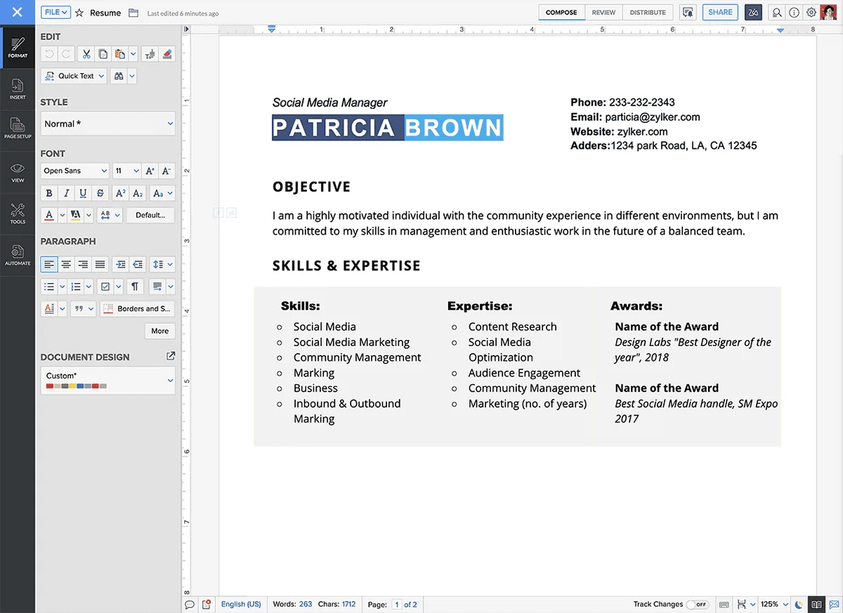 Document Editing & Collaborative Platforms
