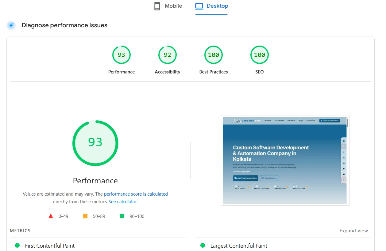 Website Performance Optimization